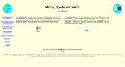 Desktop Screenshot of mathespiele.ralfj.de